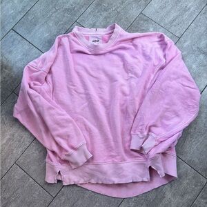 Aerie Pink Crew Neck Sweater